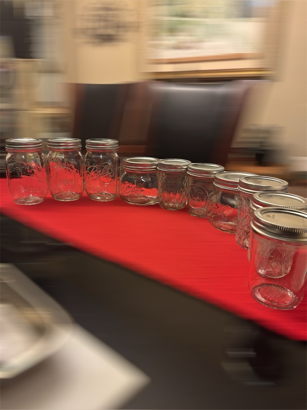 Clear Glass Food Storage Jars with Silver Metal Lids - Multipack - Picture 3 of 4